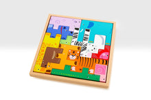 Load image into Gallery viewer, Beehive Wooden Animal Building Block Puzzle
