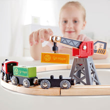 Load image into Gallery viewer, Hape Wooden Train Set
