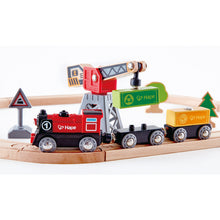 Load image into Gallery viewer, Hape Wooden Train Set
